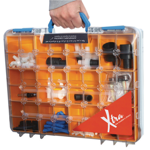 1862090 Koffer Xtra, AX0005/W met condenswater afvoer-/slang verbind