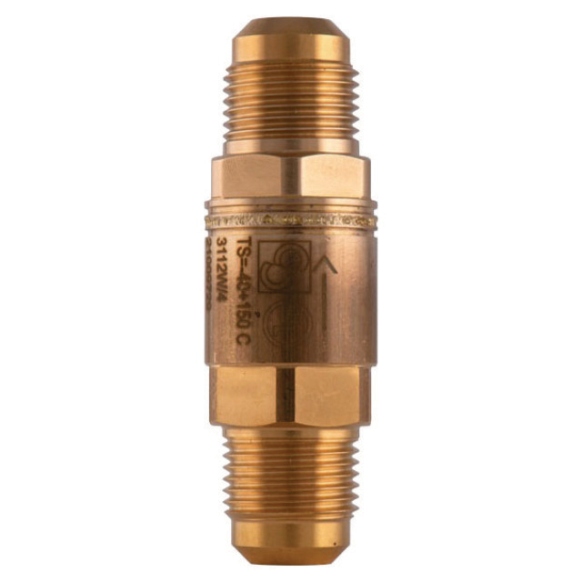 9507404 Terugslagklep recht 3112W/2 1/4 flare