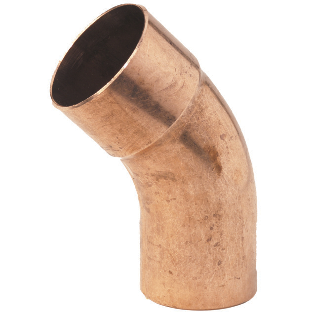 Bocht 45 gr. 9606-2 uxi 3/8"