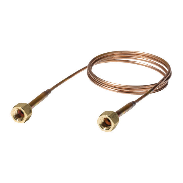 5869820 Capillaire leiding staal M10x3/8BSP 1 mtr.
