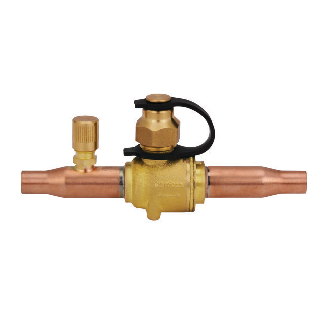 2391283 Kogelafsluiter + schrader GBC 10s H 3/8" sold. R744 HP