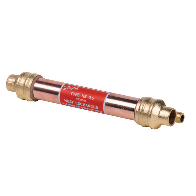 1164192 Warmtewisselaar HE-0.5 1/4x1/2 ODF inw