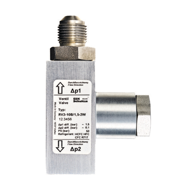 8337295 Drukregelventiel RV2-10B/1,5-2W 53 bar tbv R290/R600a/R717