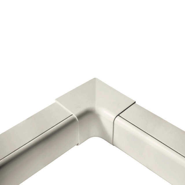 1848092 Bocht 0305AI 90° 25mm binnen RAL 9001