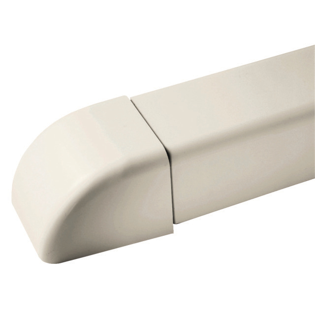6805972 Eindstuk 0708TT 70mm RAL 9001