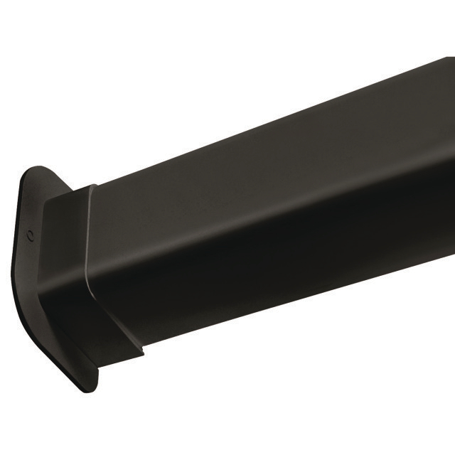 8741525 Muur-/vloerrozet 0810PM-B 80mm zwart