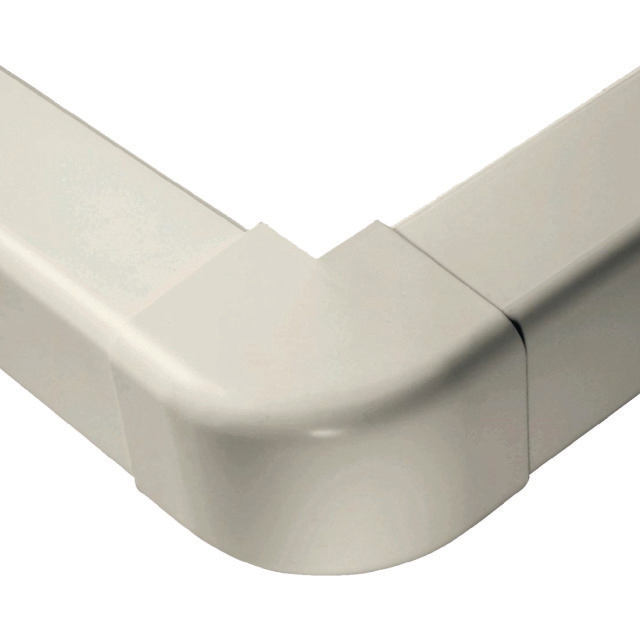 6403769 Bocht 0606AE 90° 60mm buiten RAL 9001
