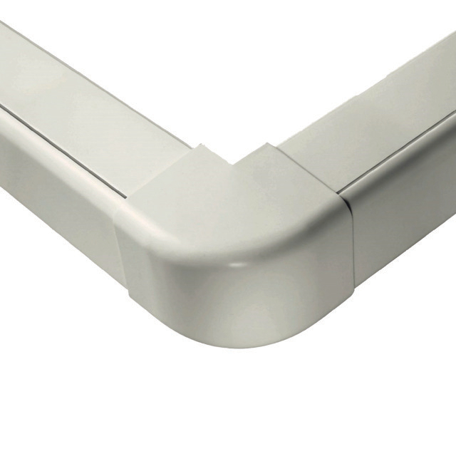 6176056 Bocht 0906AE 90° 90mm buiten RAL 9001