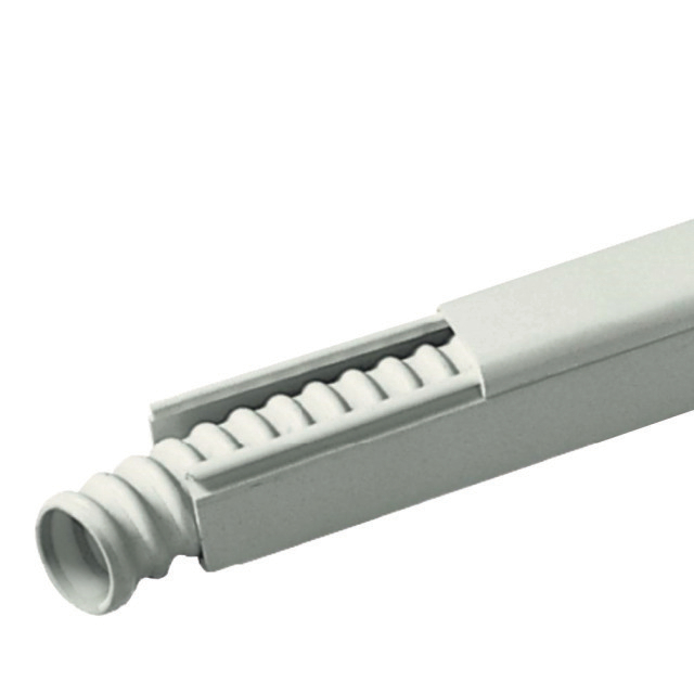 3552082 Leidinggoot 0312BC 25x25mm 2mtr RAL 90012