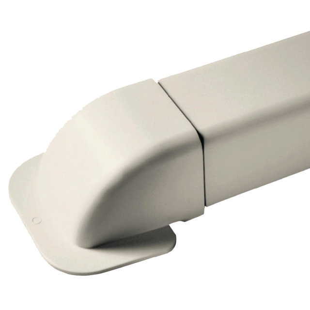 5870970 Muurafdekkap 0609CMW 60mm wit