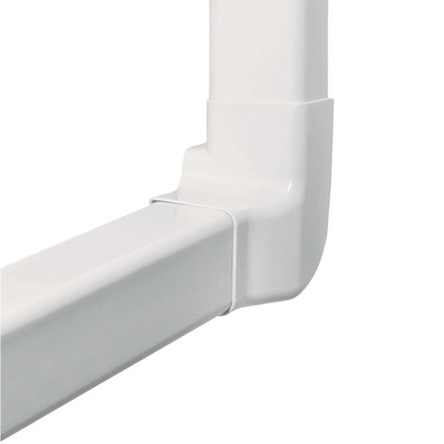 9348766 Richtingshoek 0814VSW 80mm verstelbaar links wit