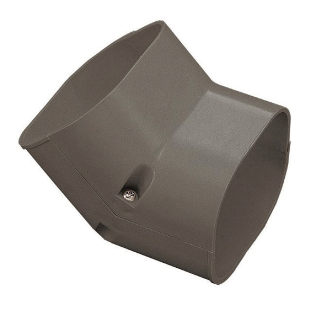 1157322 Korte bocht 45° SCF-140-B Bruin
