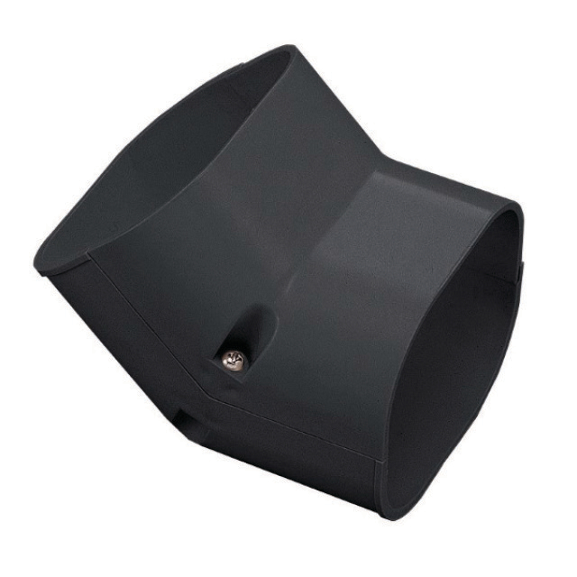 5520454 Korte bocht 45° SCF-77-K Zwart