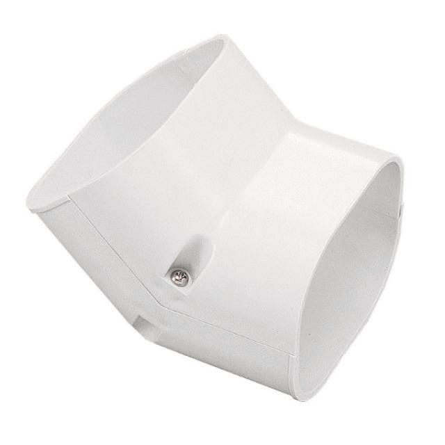 3829363 Korte bocht 45° SCF-77-W Wit