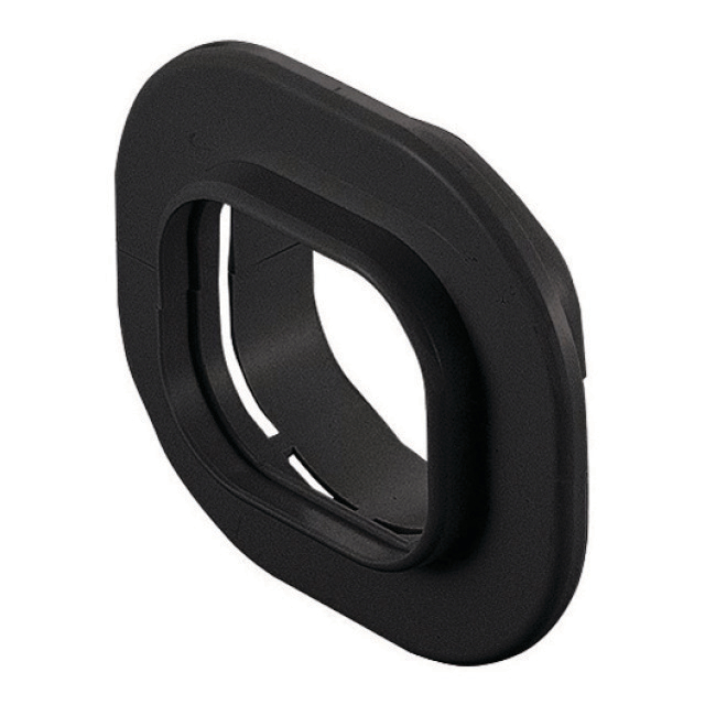 6666641 Plafond/wand rozet SWC-77-K Zwart