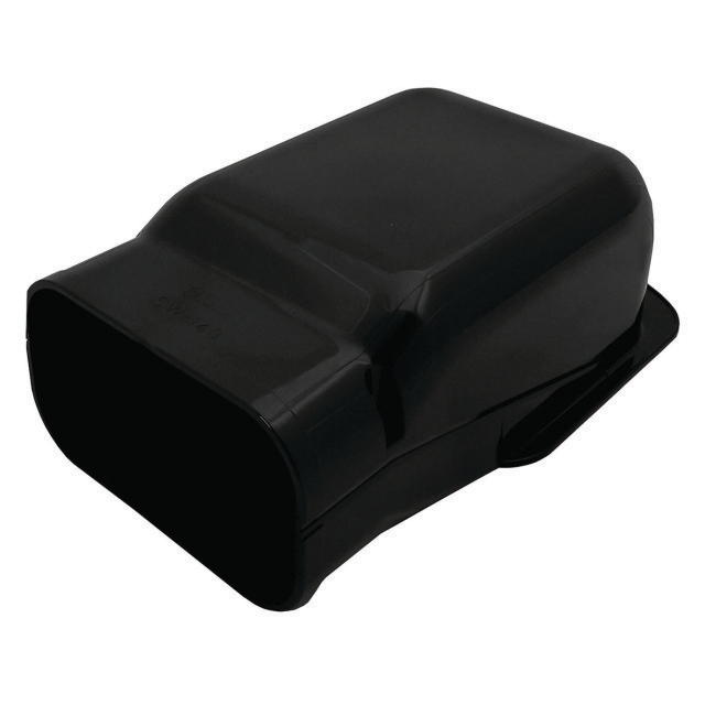 1316015 Afdekkap muur SW-140-K Zwart