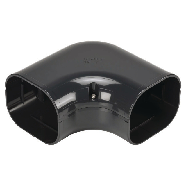 6580256 Platte bocht 90° SK-77-A Antraciet