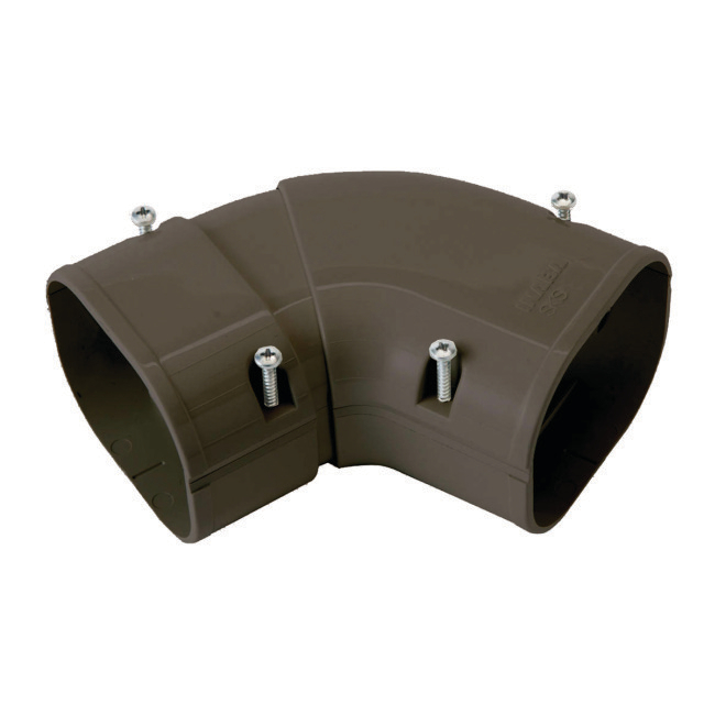 3737611 Verstelbare platte bocht 45-90° SKS-77-B Bruin