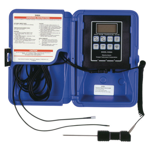5100823 Thermometer SH-66AC 3 zones digitaal