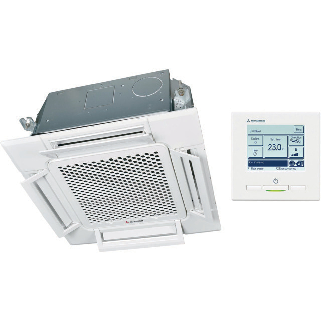 1901218 Cassette unit 60x60 FDTC25VH1 2,5 kW wit anti bed incl. accessoires