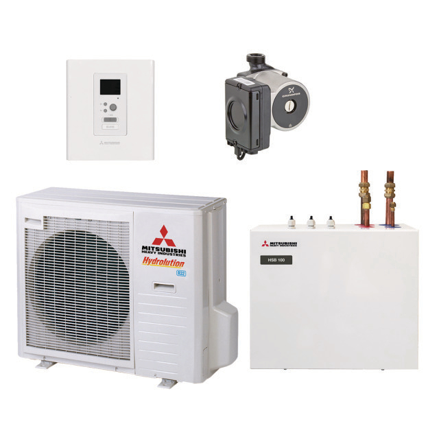 4444546 Warmtepomp lucht-water Hydrolution Splitbox set HSB100-W 8,3 kW R32 (v)