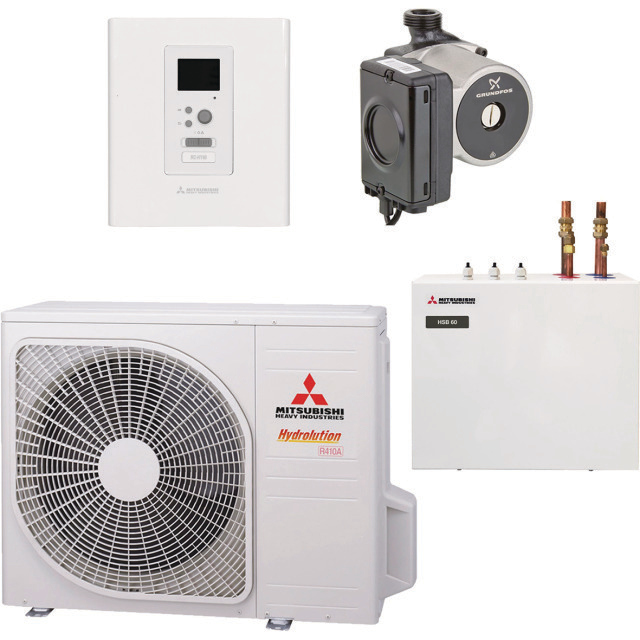 3368857 Warmtepomp lucht-water Hydrolution Splitbox set HSB60-W 6,0 kW R410A (v)
