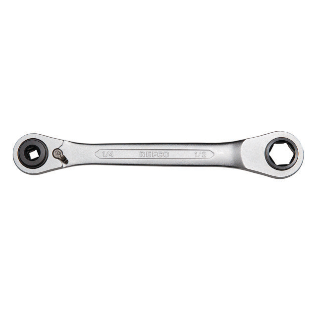 3321110 Ratelsleutel SW-124-C 1/2" zeskant vierkant: 3/16" x 1/4"
