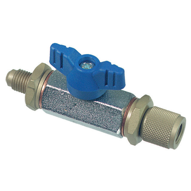 7241896 Afsluiter CX-1/4"SAE-B blauw 1/4"SAE