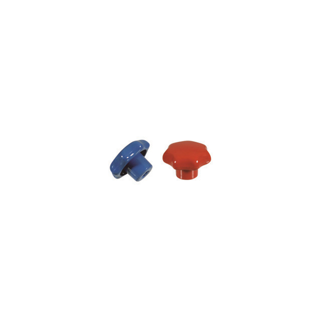 7254829 Knop M2-6-09-B+R blauw + rood set