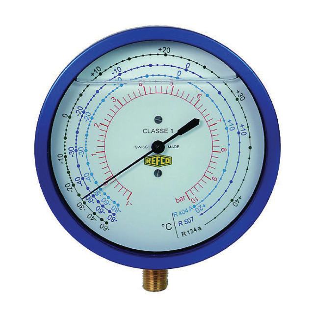 4443016 Manometer R5-220-M-R134a 80mm, 1/8" NPT