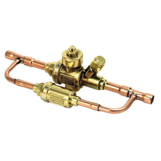 2496318 Bypass BPS1A012K0000 met schrader R744 90bar 1/2"