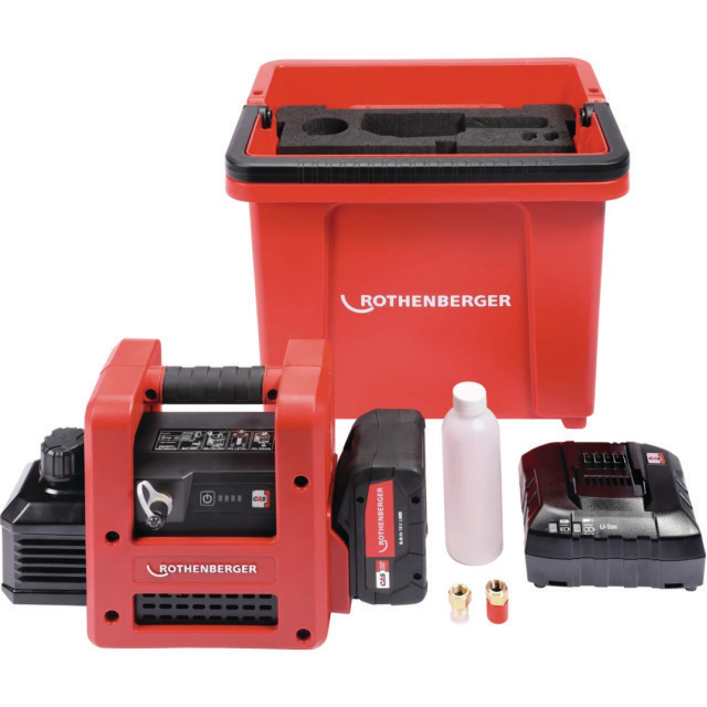 5261056 2-traps Vacuümpomp 1000003230 ROAIRVAC R32 2.0 CL , 18V/8,0Ah CAS accu